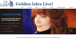 Desktop Screenshot of goldenisleslive.org